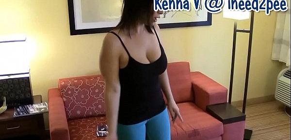  Kenna peeing her pants, bedwetting, pissing her jeans 2015